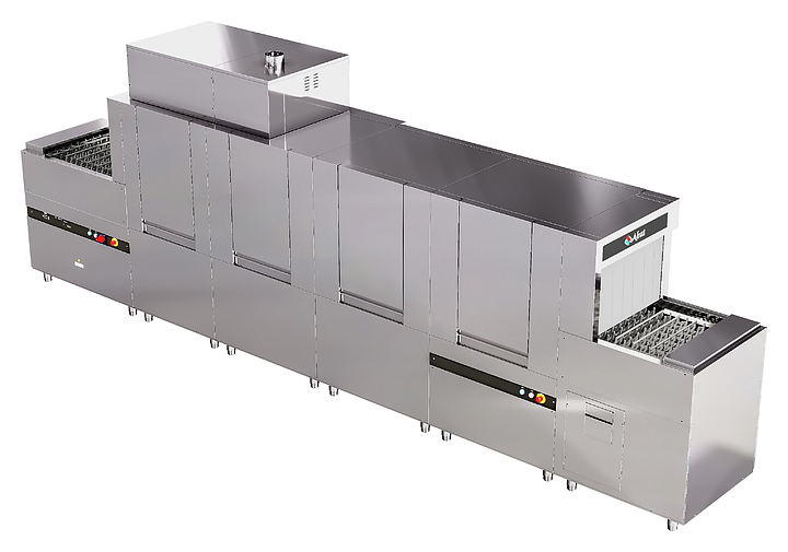 Туннельная посудомоечная машина Abat МПТ-3000К левая