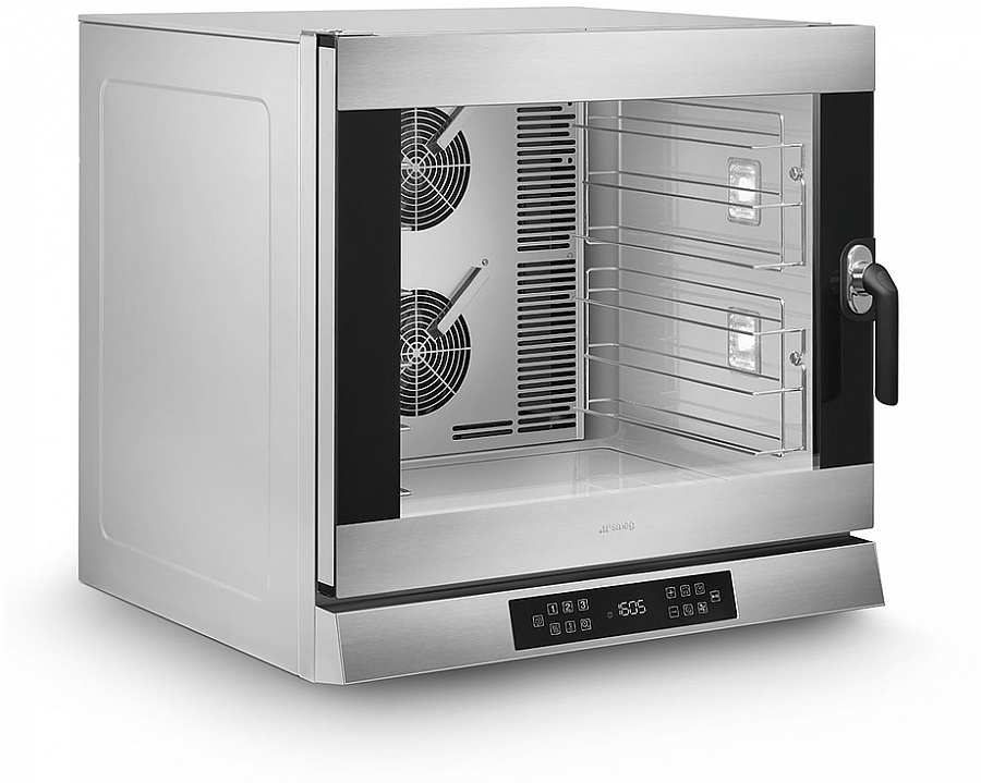 Печь конвекционная с вытяжным зонтом SMEG Professional ALFA625E1HDS+ K4610X